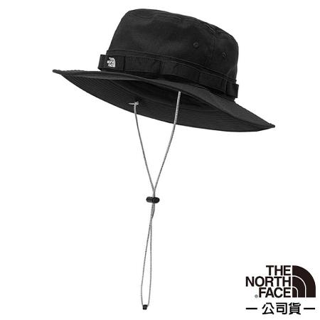 【美國 The North Face】中性款 RECYCLED 輕質透氣遮陽登山健行遮陽帽/5FXF-JK3 黑 N✿30E010